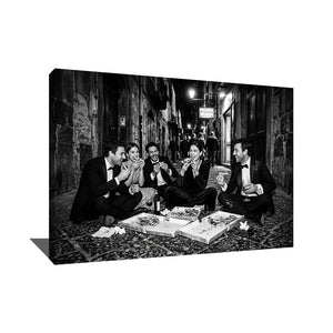 TABLEAU MODERNE EN NOIR ET BLANC