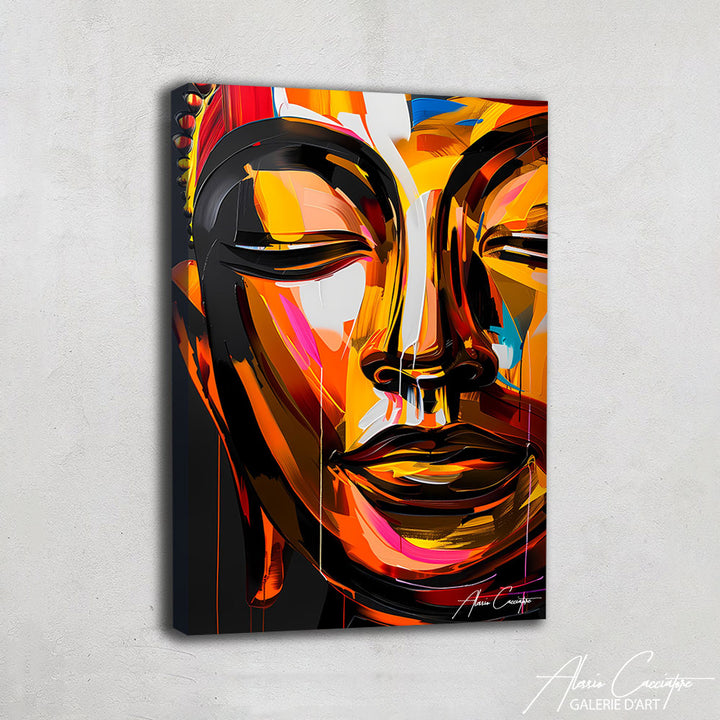 Peinture Visage Bouddha