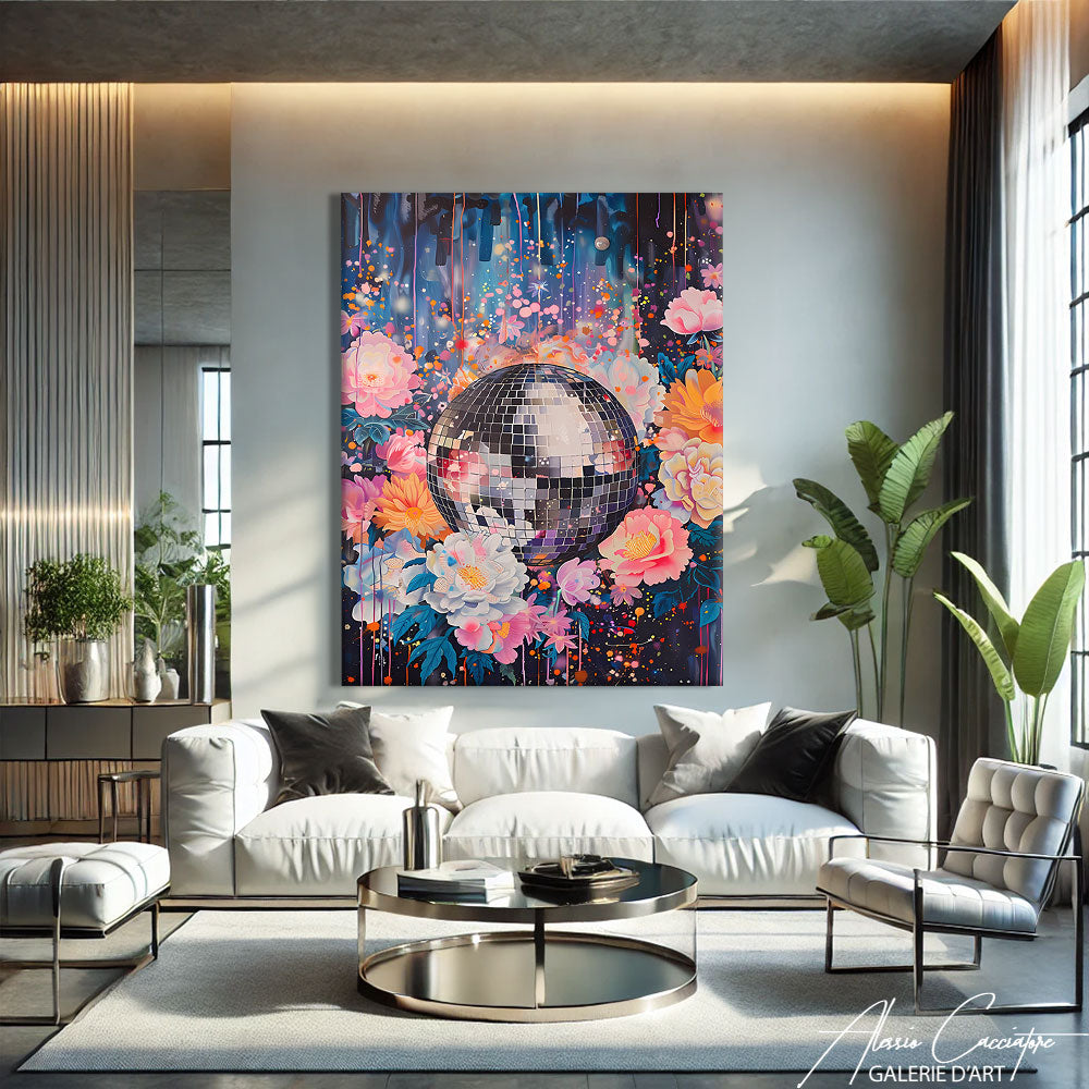 Tableau Salon Abstrait
