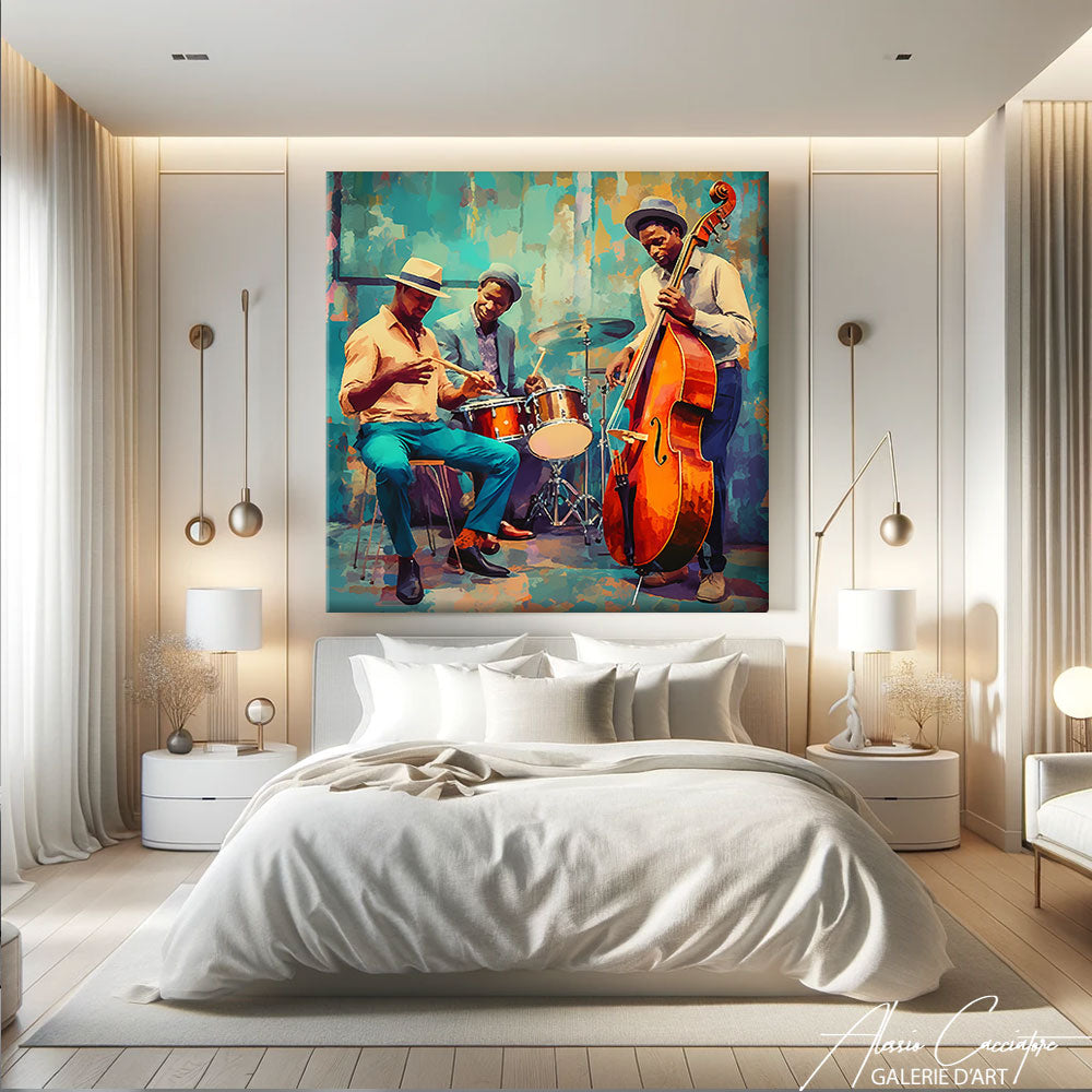 Abstract Painting Musicians | Alessio Cacciatore