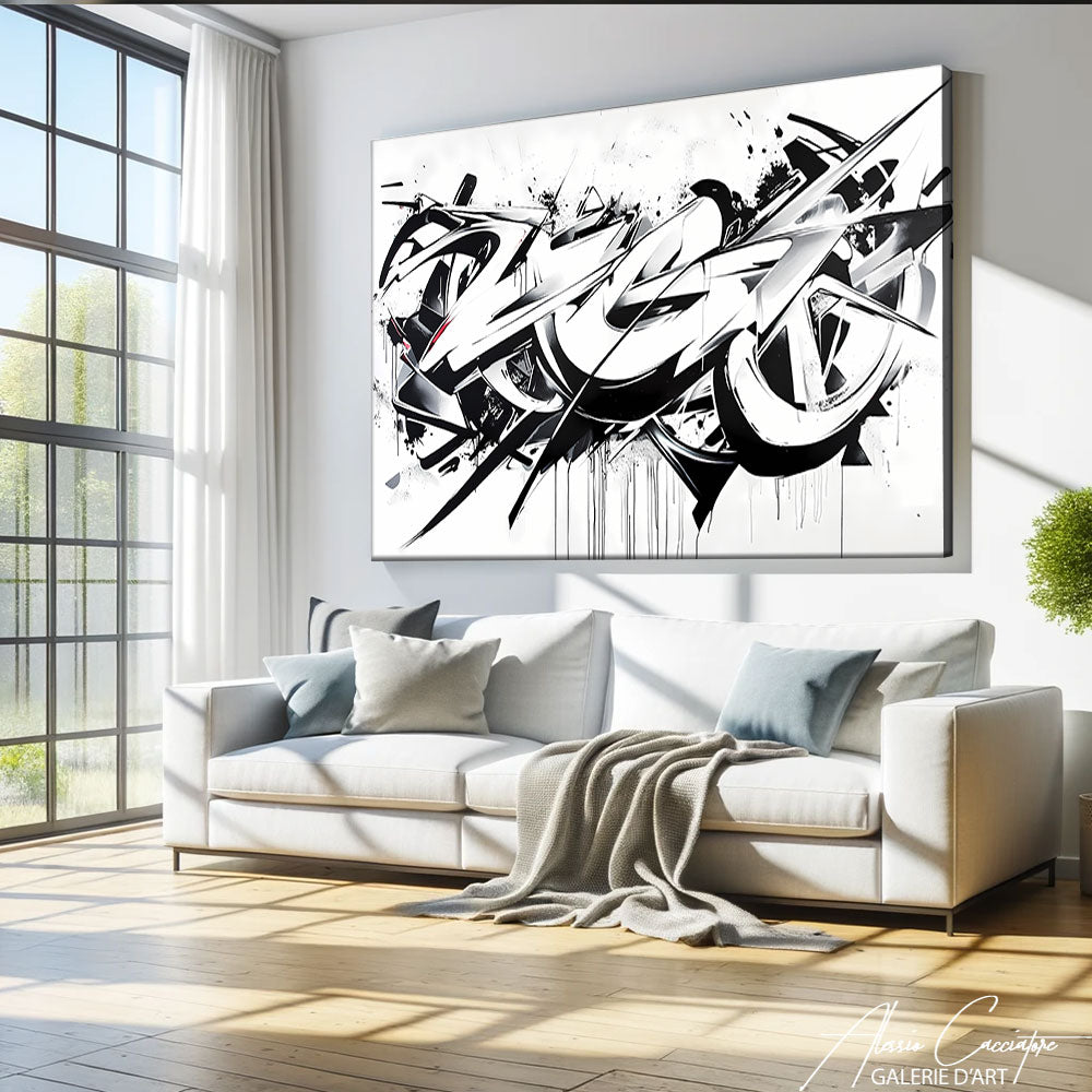 TABLEAU STREET ART MODERNE
