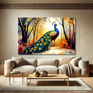 Tableau Paon Moderne