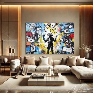 Toile Graffiti Grand Format