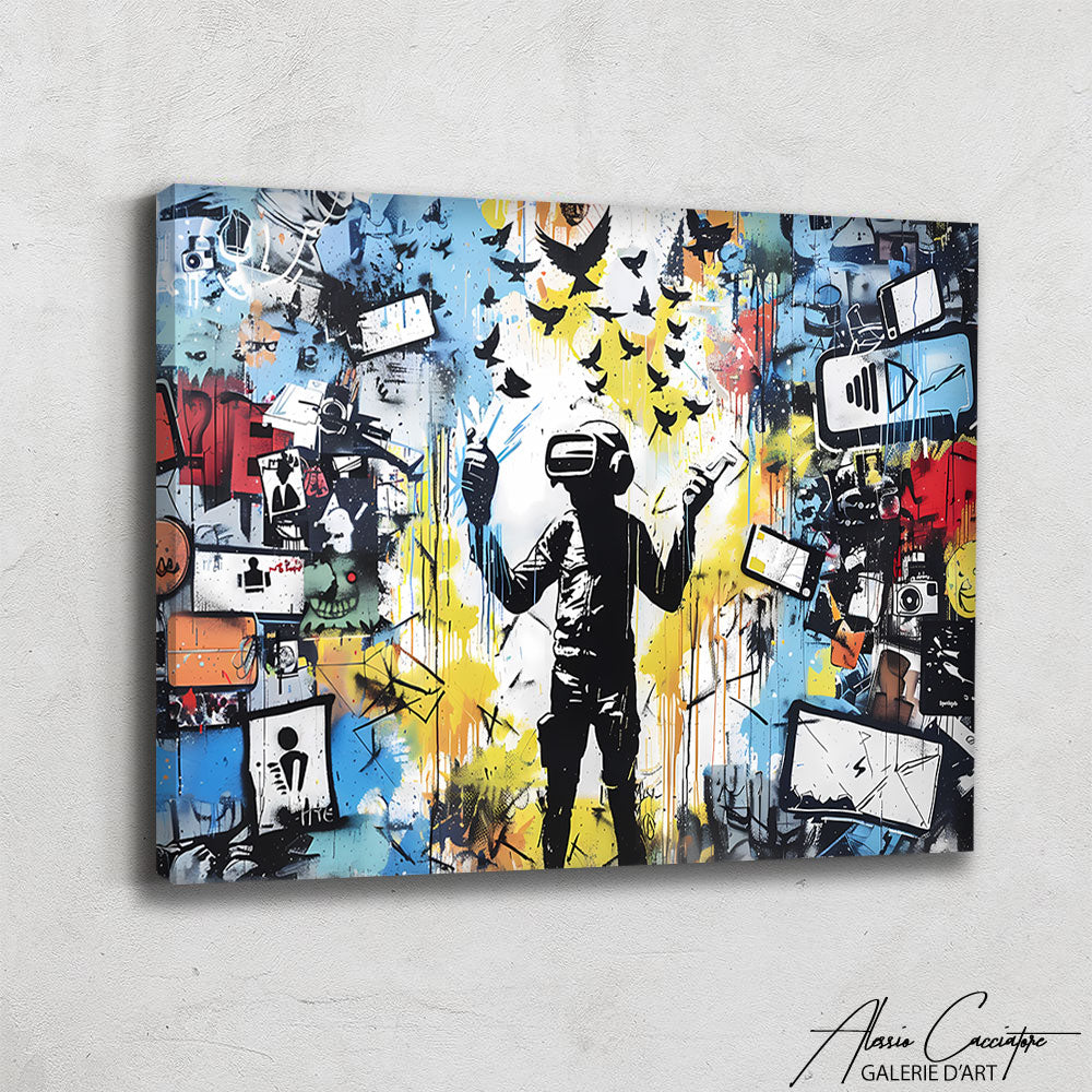 Toile Graffiti Grand Format