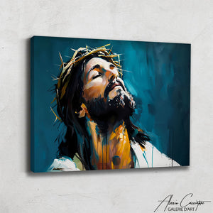 Portrait Jésus Peinture