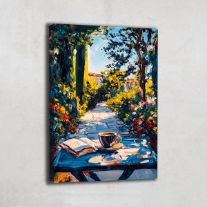 TABLEAU CAFÉ MÉDITERRANÉEN 