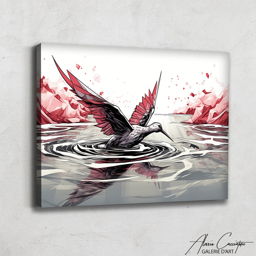 tableau grue japonaise