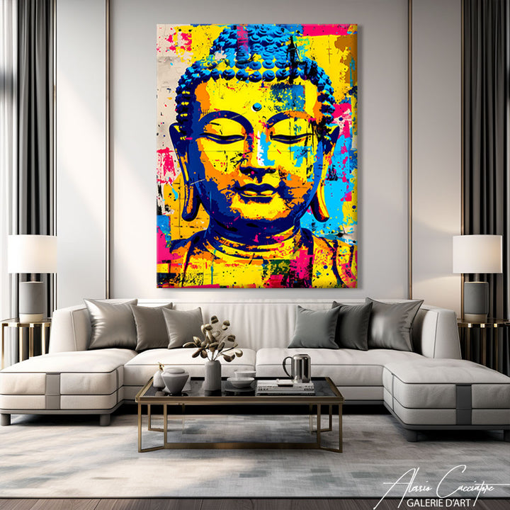 Peinture Visage Bouddha
