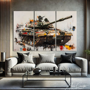 Tableau Sur Toile En 3 Parties