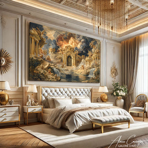 tableau ancien paysage