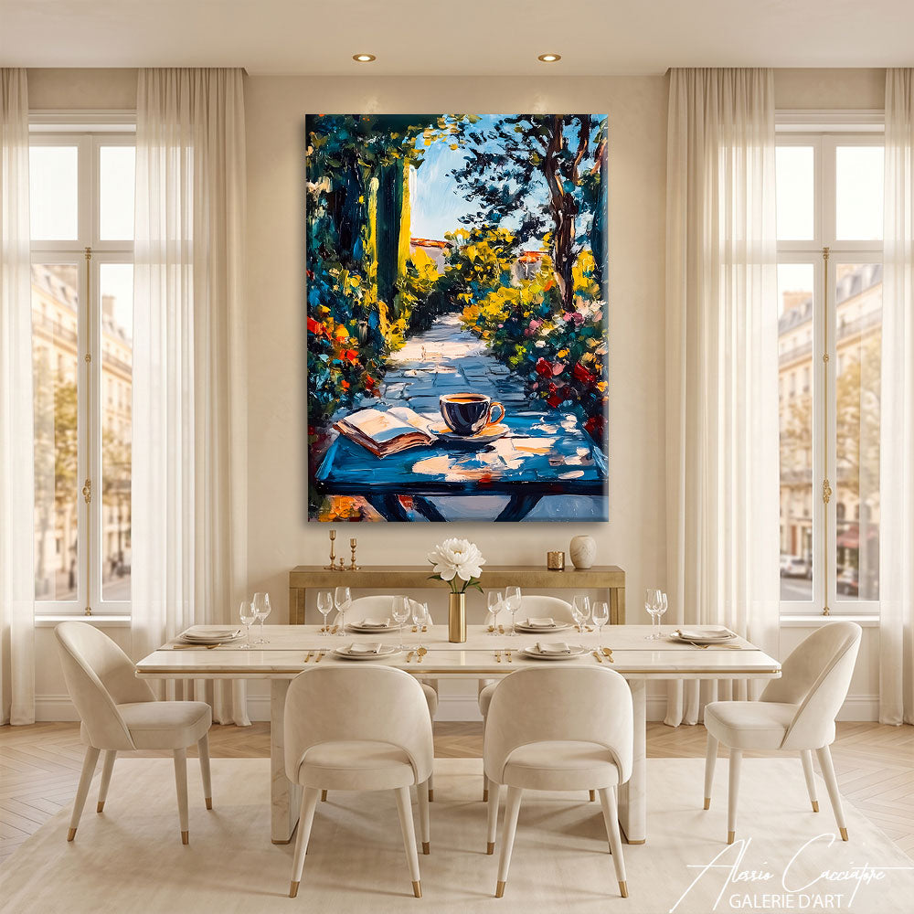 tableau jardin