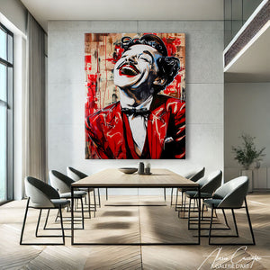 Tableau Charlie Chaplin Couleur