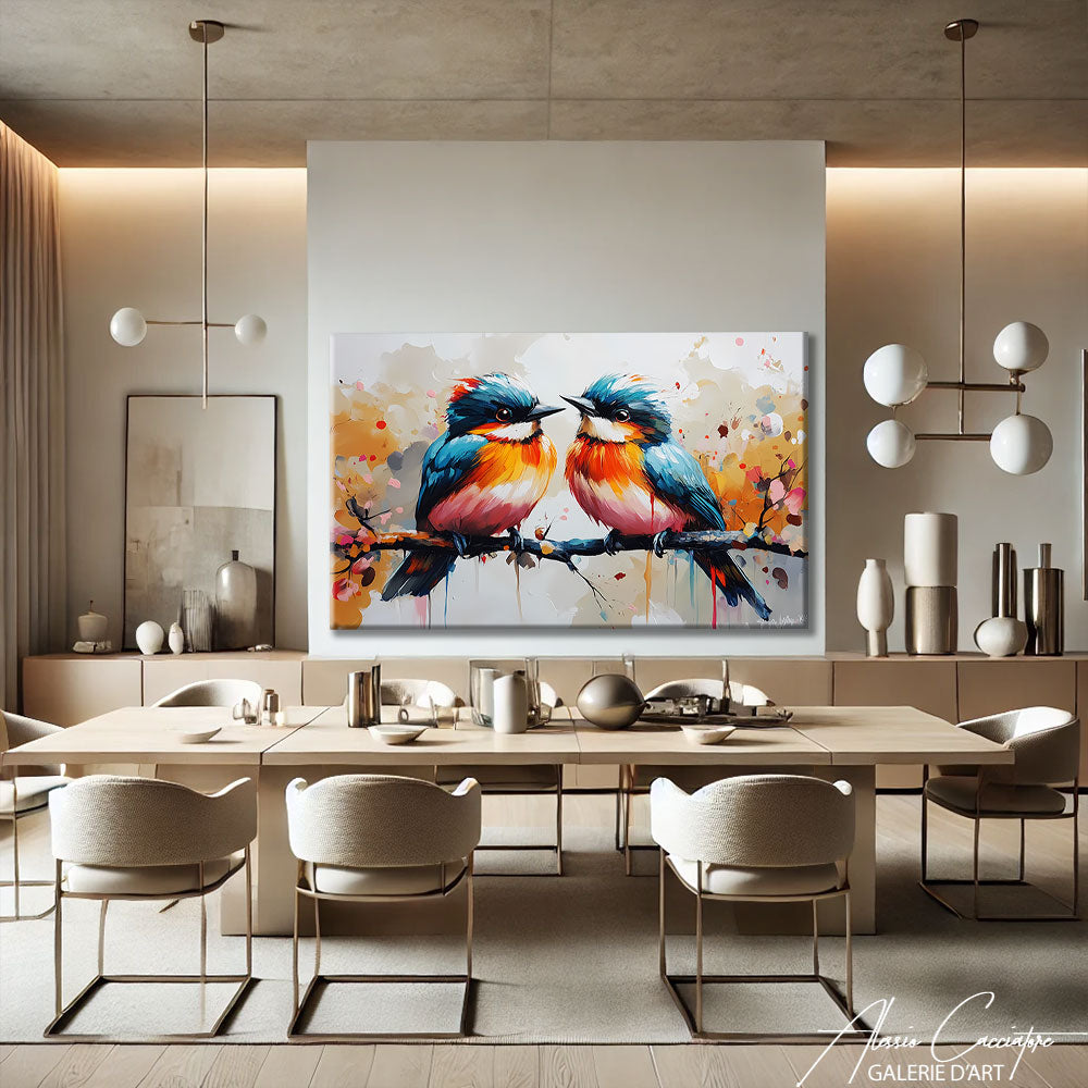 Tableau Oiseau de Feu
