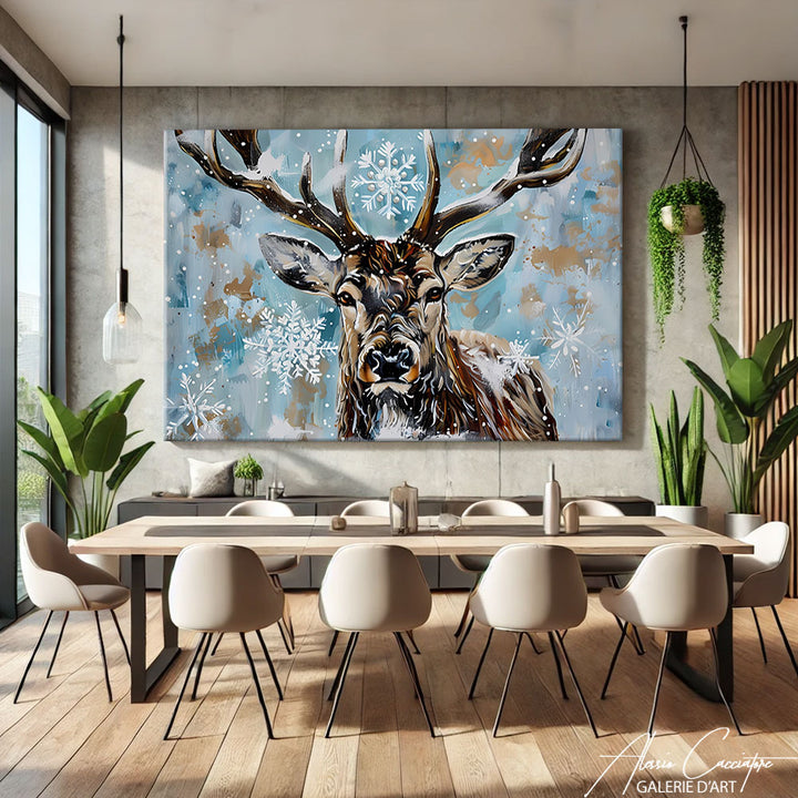 Tableau Cerf Moderne
