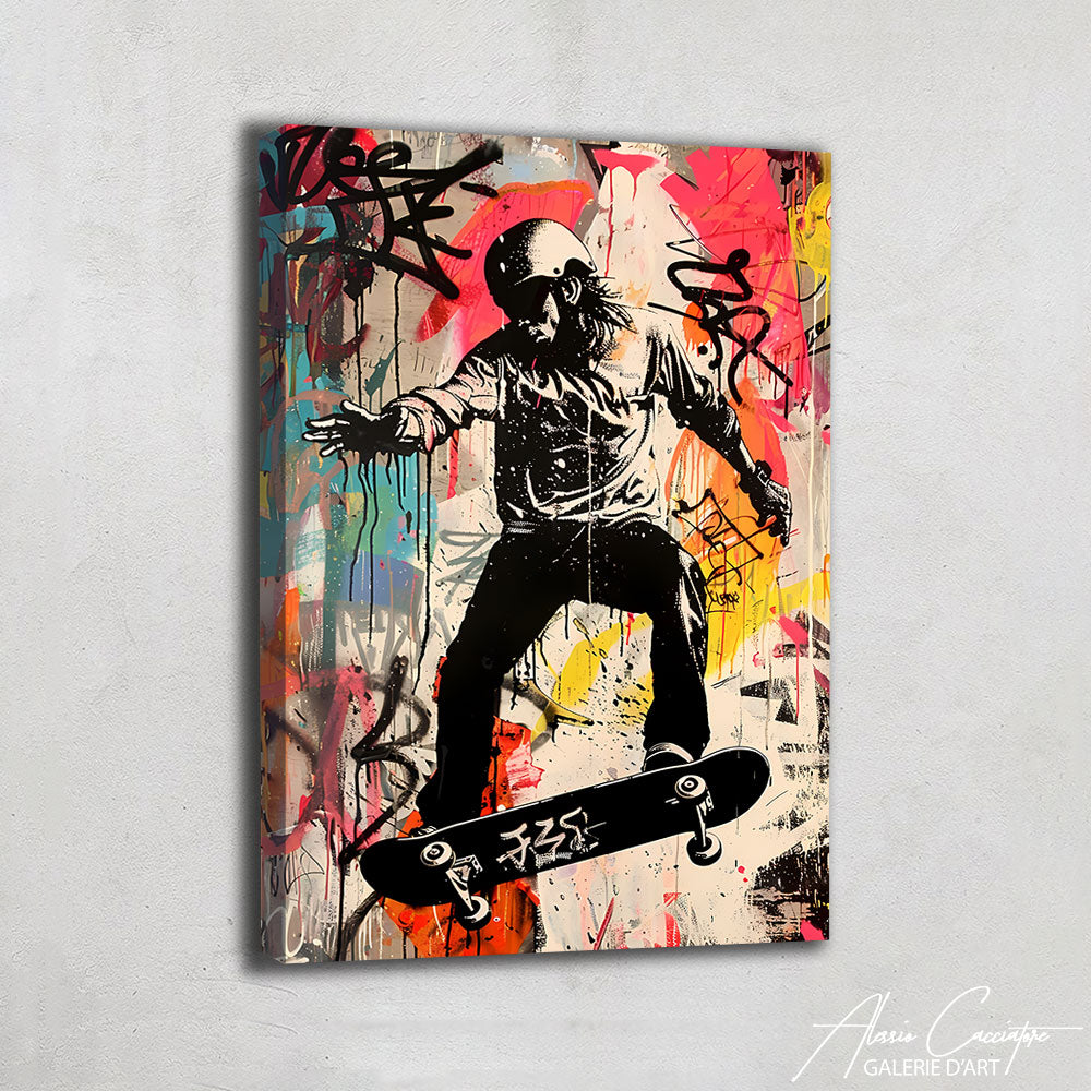 Tableau Deco Salon Street Art