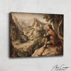 Tableau Ancien Personnage