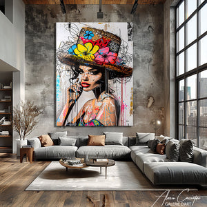 Tableau Portrait Femme Moderne