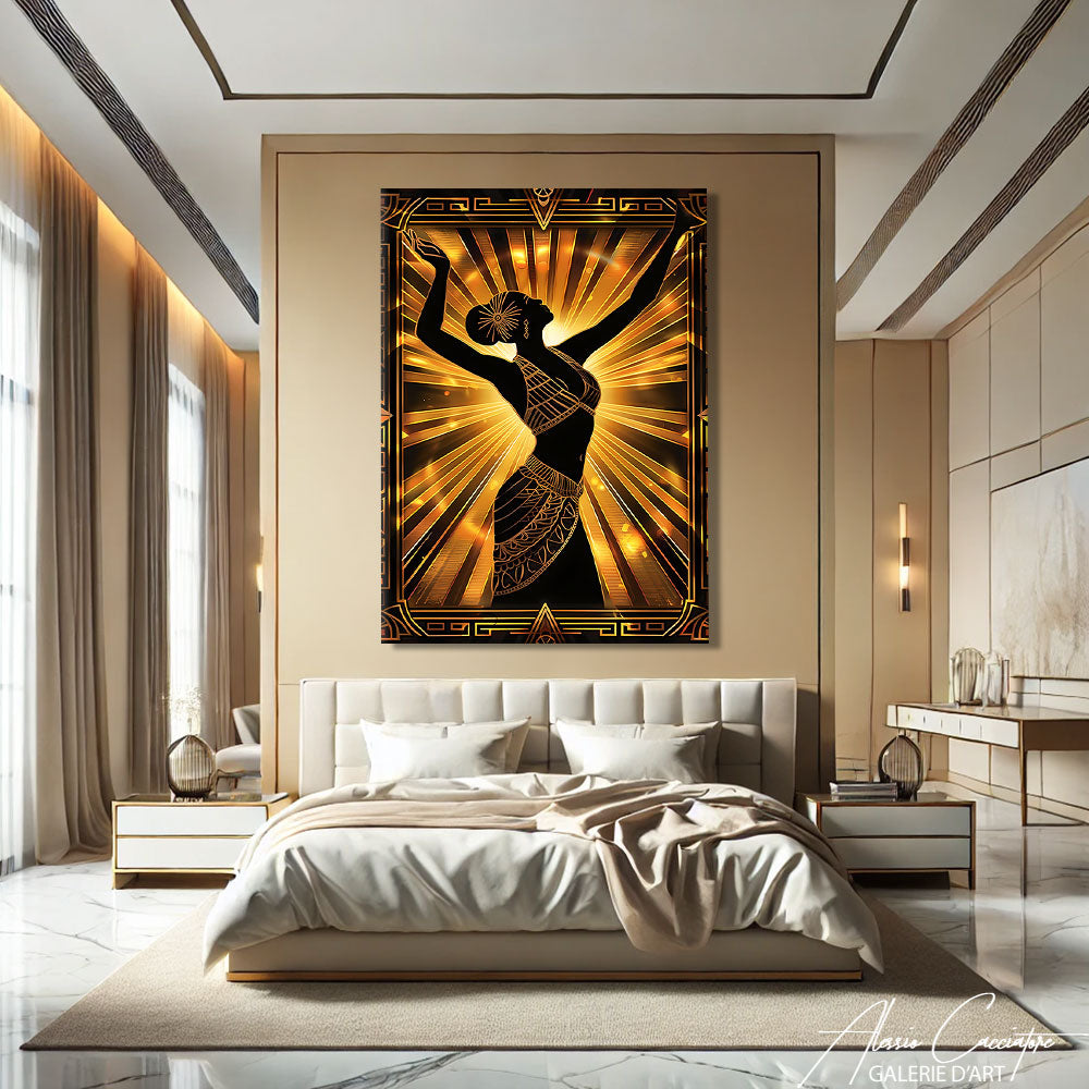 Tableau Art Déco Abstrait
