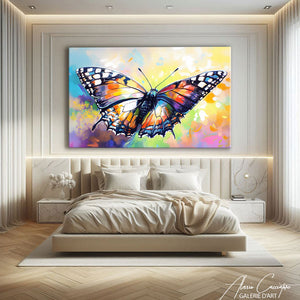 Tableau Coloré Papillon