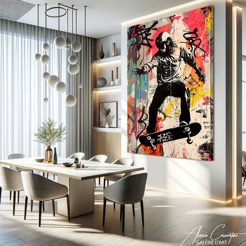 cadre deco street art
