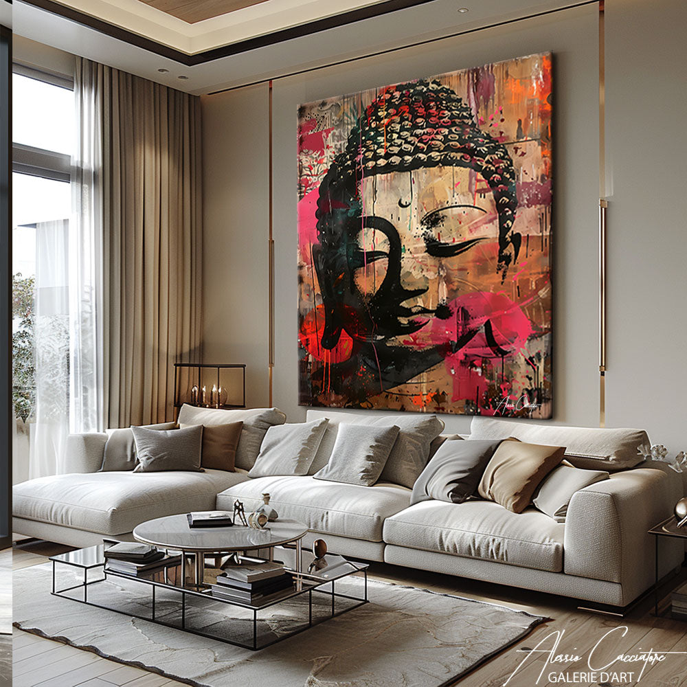Peinture Visage Bouddha