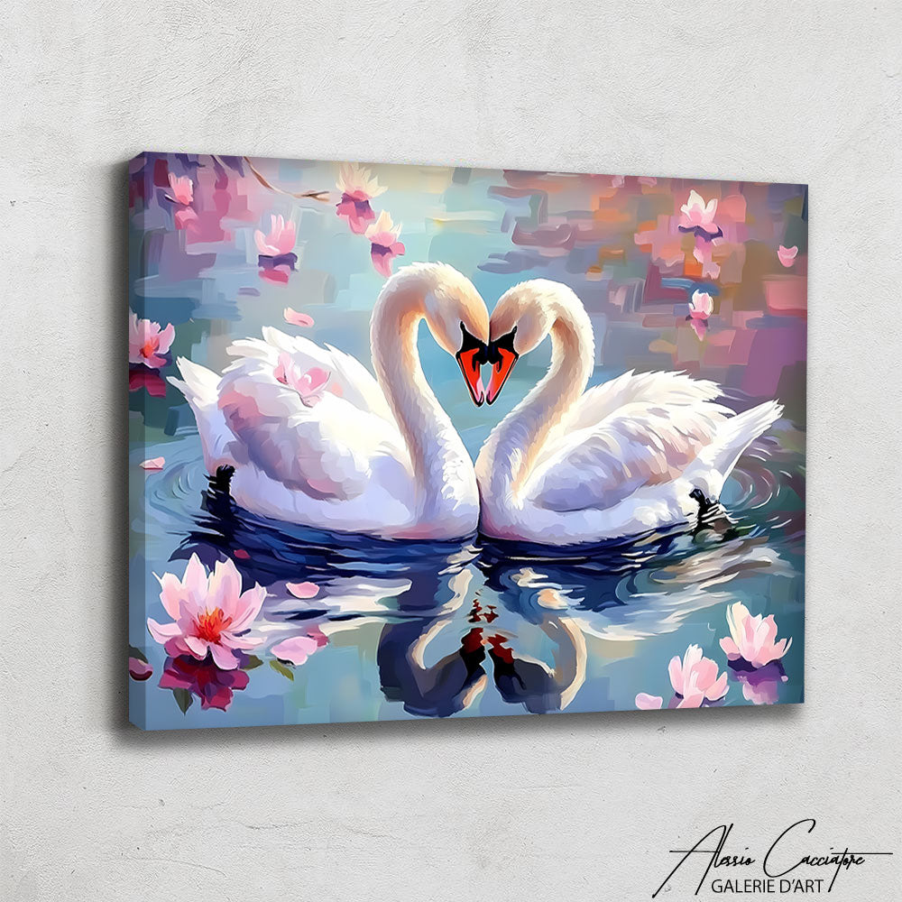 Tableau Romantique Oiseau