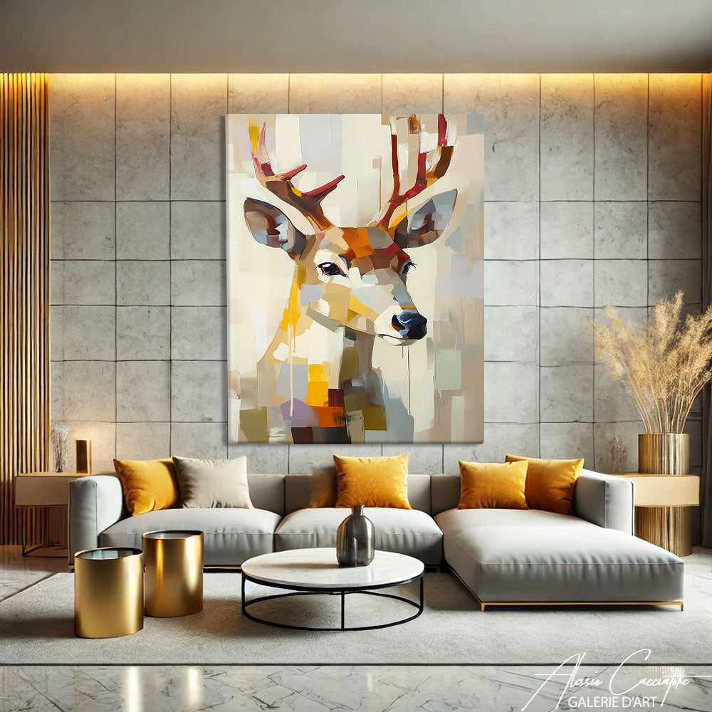 Peinture de cerf
