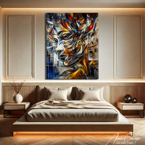 Tableau Contemporain Chambre
