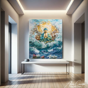 Tableau Bouddha Peinture