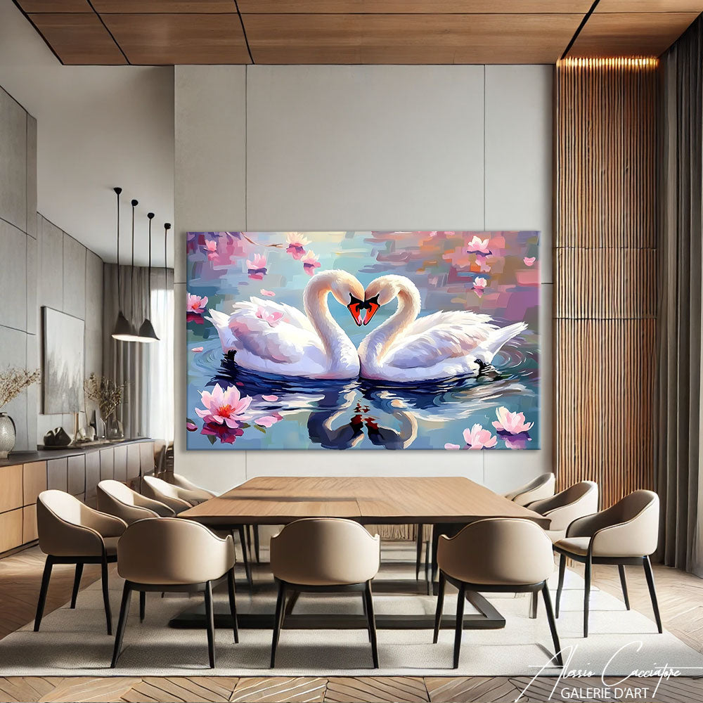 Tableau Romantique Oiseau