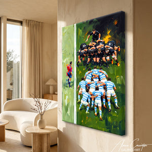 Décoration Murale Equipe Rugby