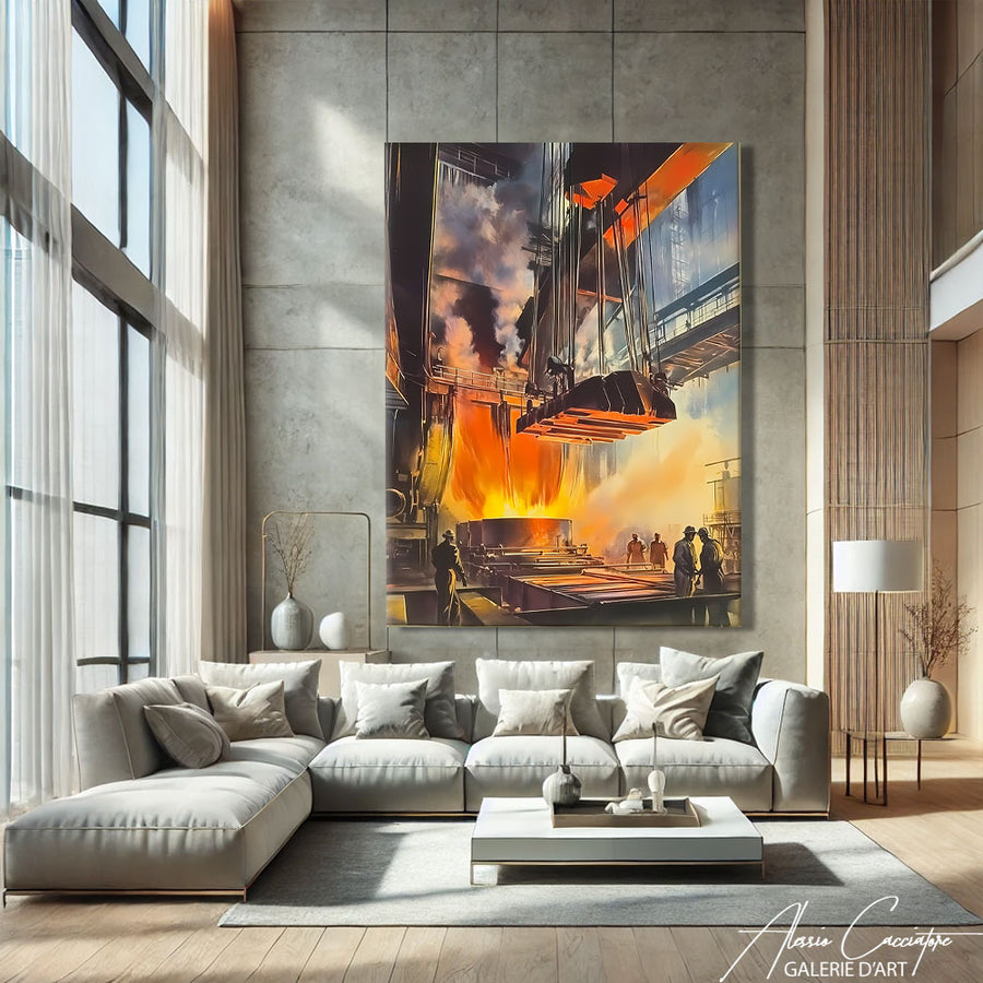 Tableau Industriel Chic – mise en situation