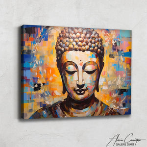 tableau avec bouddha