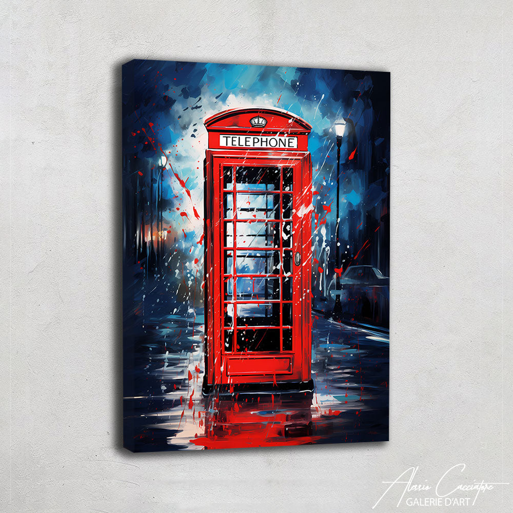 tableau cabine téléphonique londres