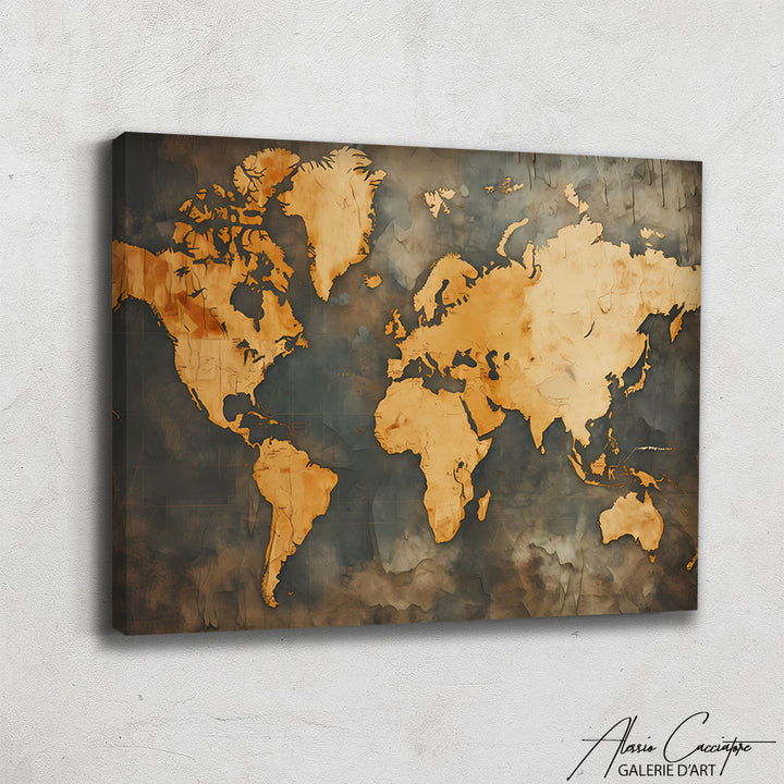 Tableau Mural Carte du Monde