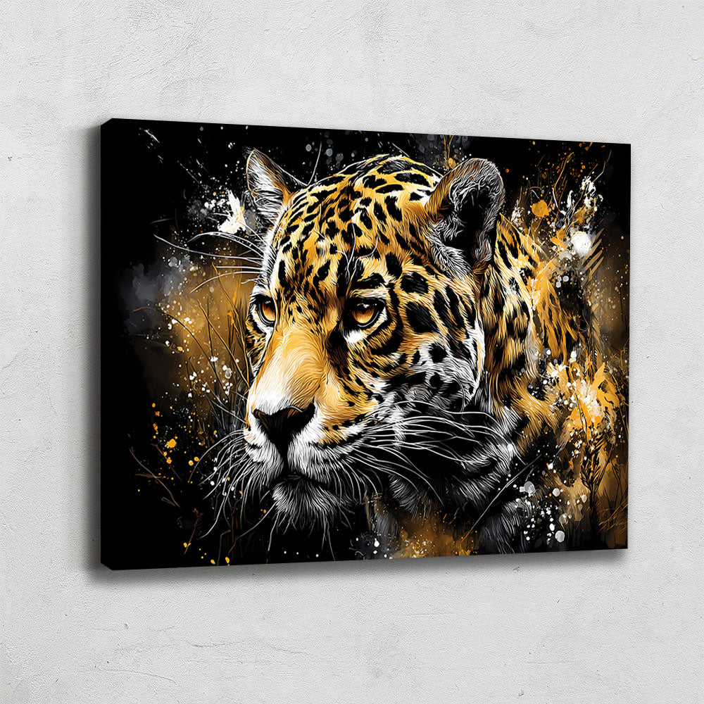 TABLEAU LÉOPARD DÉCO