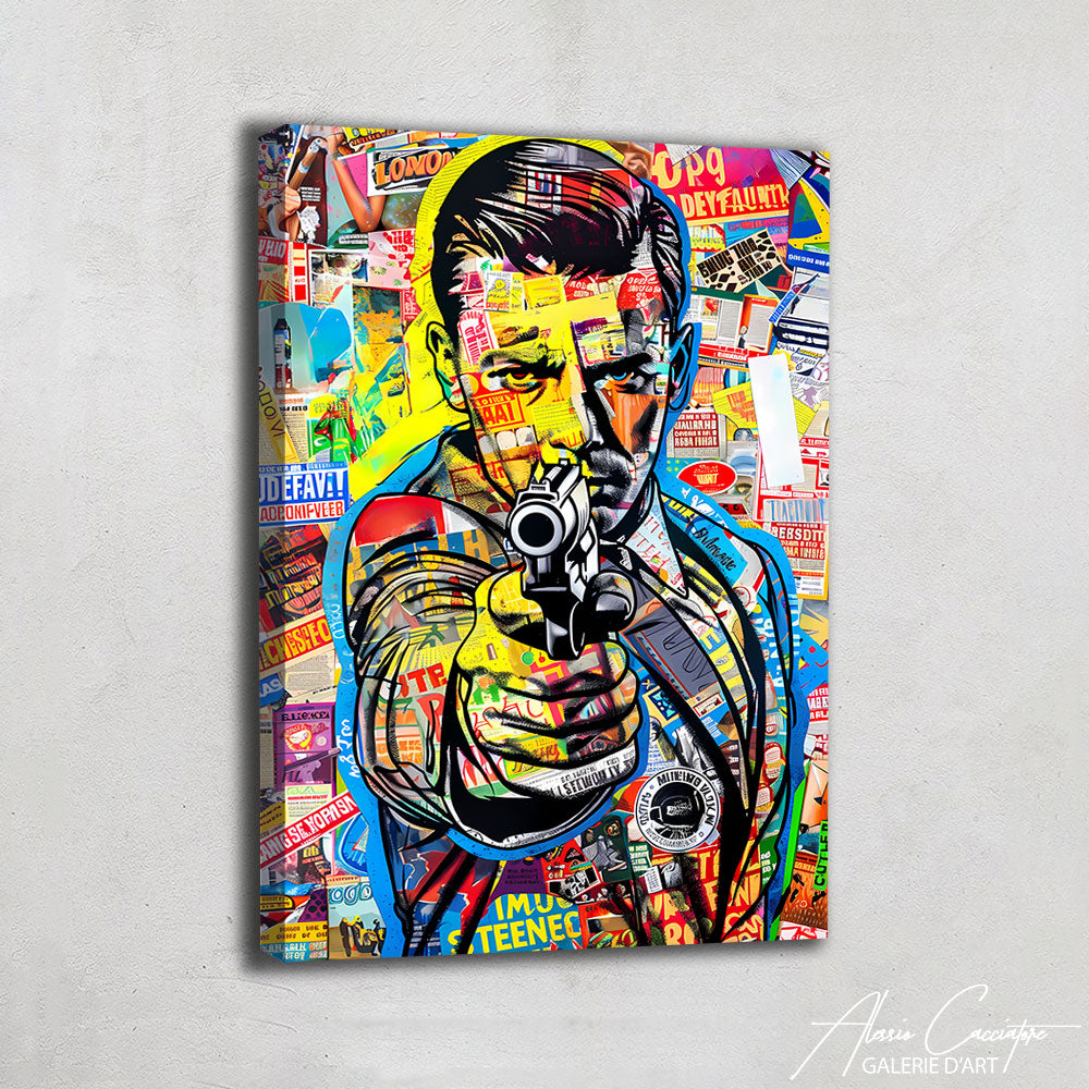 Tableau Portrait Pop Art