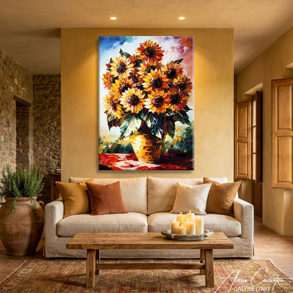 Peinture Tournesols Tableau