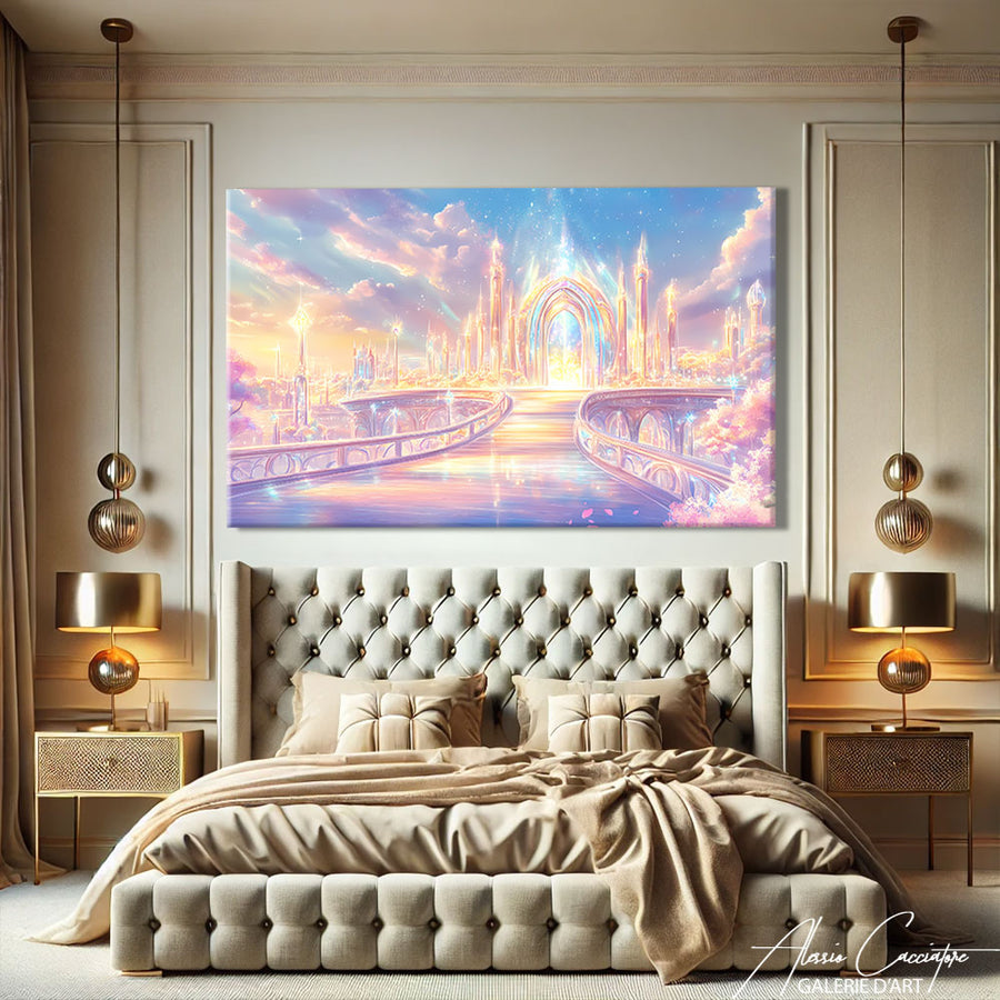 TABLEAU PAYSAGE FANTASTIQUE – mise en situation