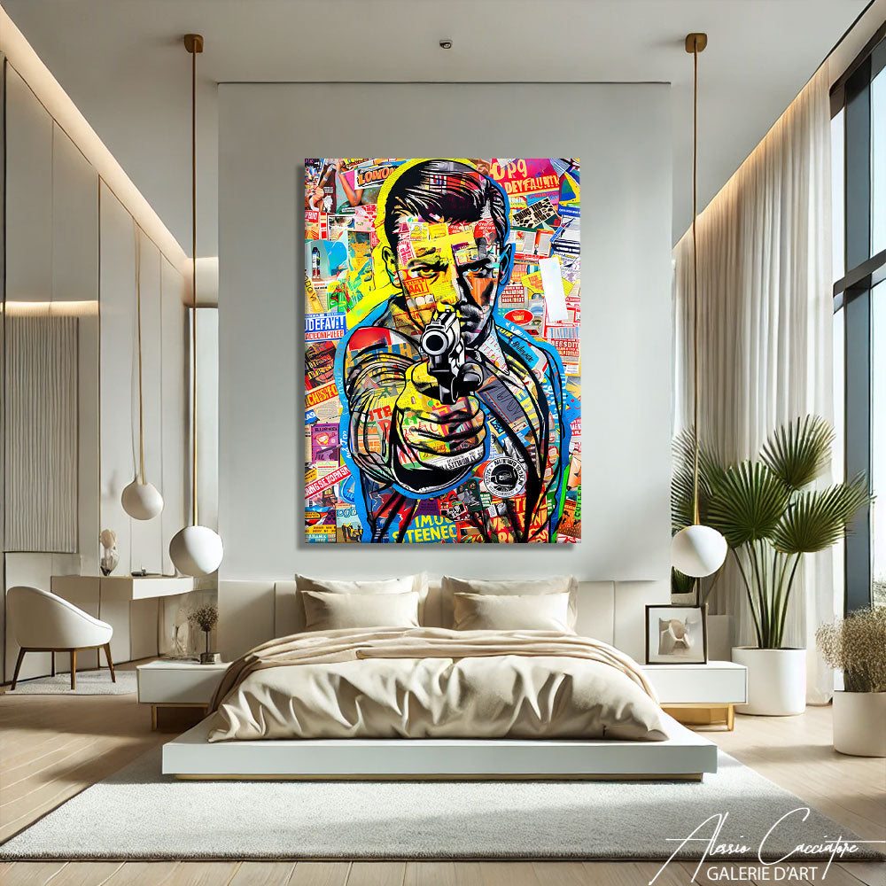 Tableau Portrait Pop Art
