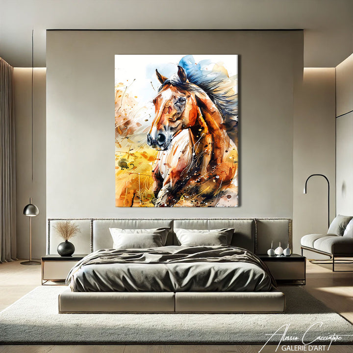 Tableau Cheval Contemporain
