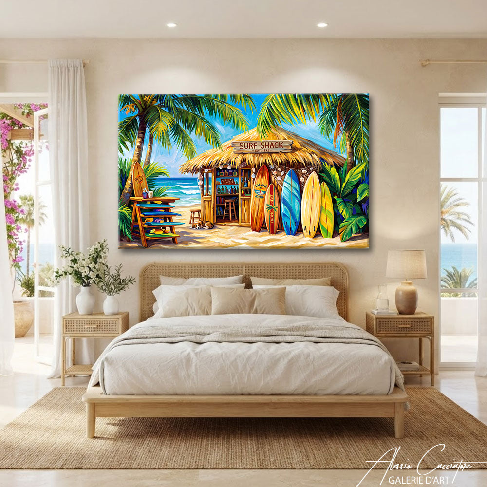 Toile Peinture Surf