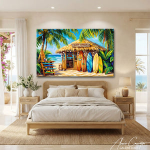 Toile Peinture Surf