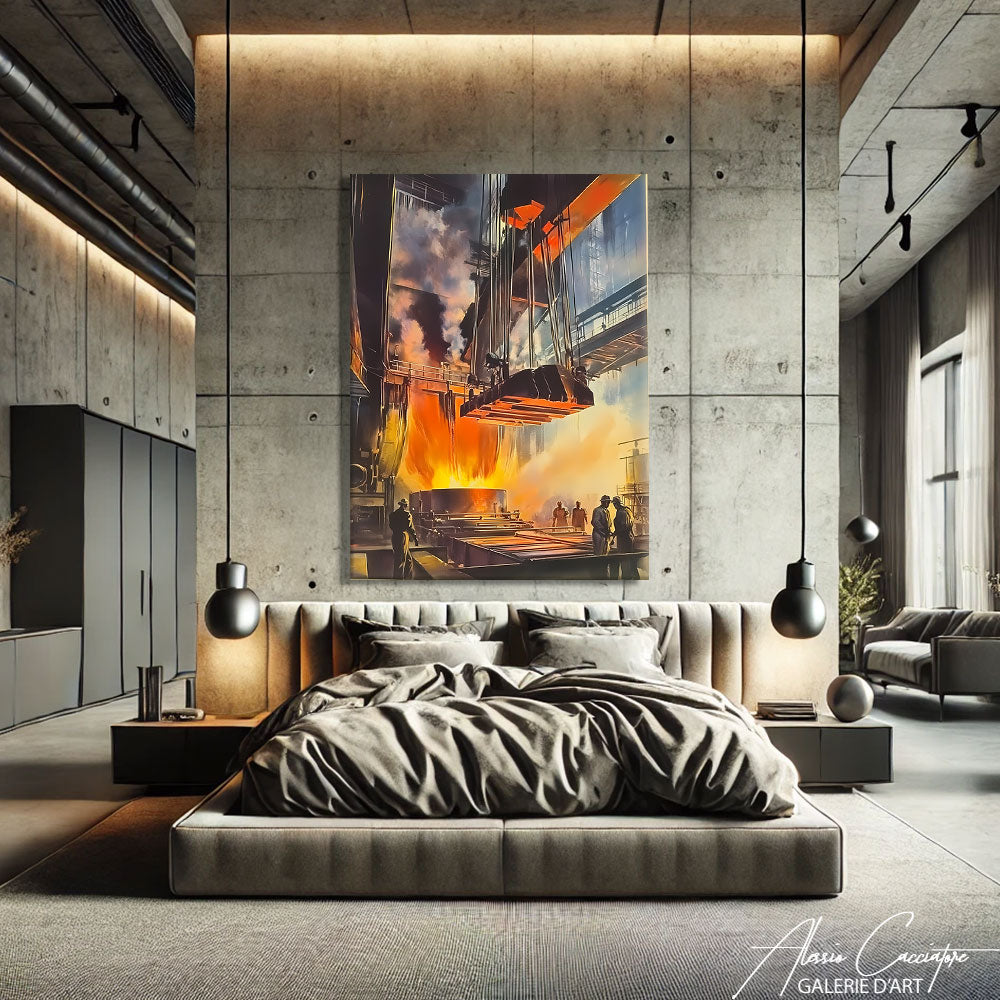 tableau loft industriel