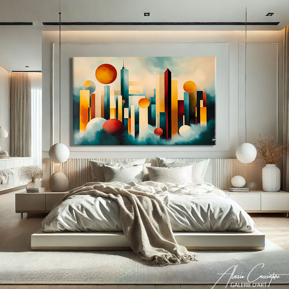 Tableau art abstrait moderne
