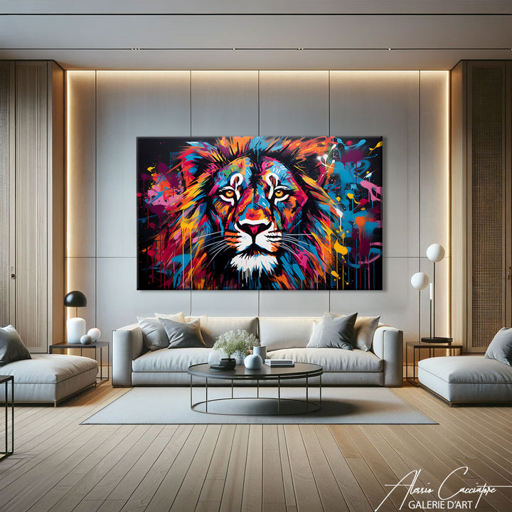 Tableau Lion Original
