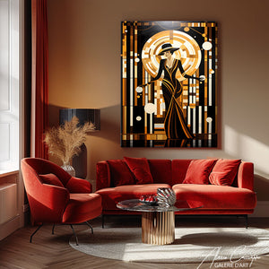 tableau motif art deco
