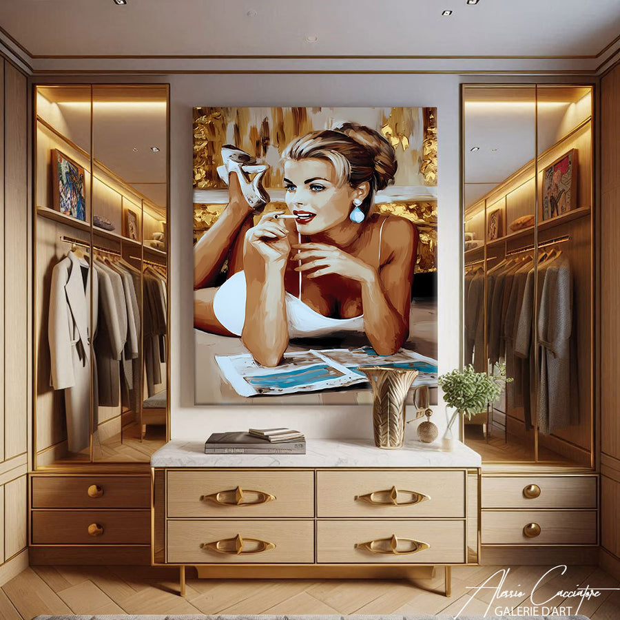 TABLEAU FEMME CHIC – mise en situation