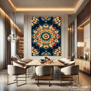 Tableau mandala beige
