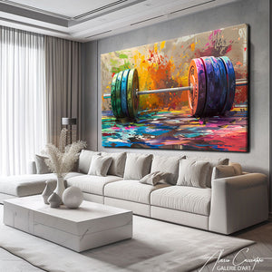 Tableau Contemporain Coloré